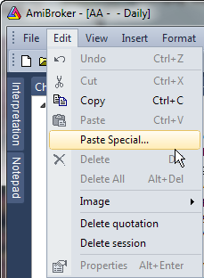 Paste Special